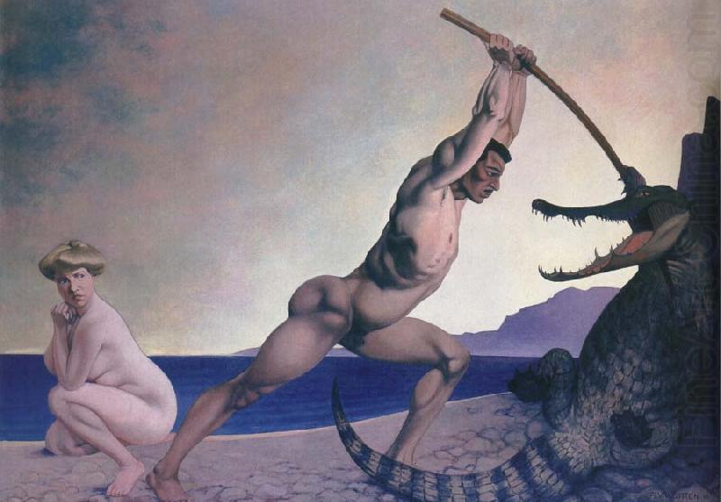 Perseus Slays the Dragon, Felix Vallotton